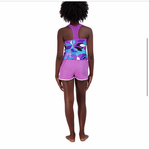 Gerry Youth Girls 3 Piece Swim Set UPF 30+ NWT - Picture 2 of 6